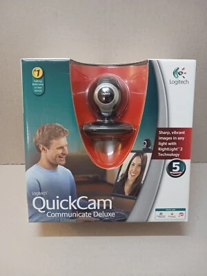 Quick Cam Logitech Communicate Deluxe 961465-0403 NIB Webcam "Free Shipping" - Image 1 of 2
