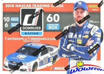 2018 Panini Donruss Nascar Racing EXCLUSIVE Factory Sealed Blaster Box-AUTO/MEM  - Image 1 of 2
