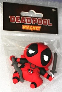 Marvel Comics Kawaii Style Deadpool Kühlschrankmagnet Neu in Verpackung - Bild 1 von 3