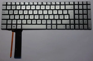 Tastatur Asus N76 N76VJ N76VM N76VZ N56VM N56JR N56VZ N56JN Backlit Keyboard DE - Afbeelding 1 van 1