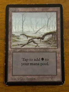 Swamp (V.1) - Alpha Land - MTG - - Picture 1 of 8