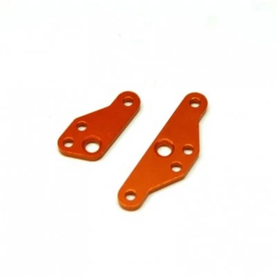 NEW STRC Aluminum HD Steering Plate Set (1 pair) : HPI Venture Orange - Image 1 of 3
