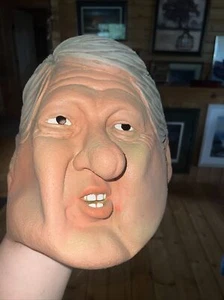 Vintage Bill Clinton Rubber Mask Former President Halloween Illusive Concepts - Picture 1 of 6