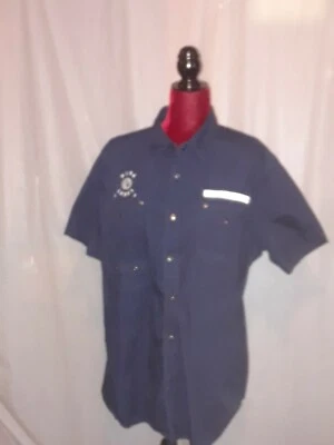 Blac Label 68 Struggle XL Short Sleeve Button-Down Shirt in Navy Blue - Image 1 of 4