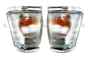 *NEW* INDICATOR CORNER LIGHT LAMP (CHROME) SUIT TOYOTA HILUX 1997 - 2001 PAIR - Picture 1 of 3