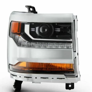 Fit 2016 - 2018 Chevy Silverado 1500 HID/Xenon LED DRL Headlight RH Passanger - Picture 1 of 5