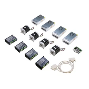 US Free Ship 4Axis Nema34 Stepper Motor 1232 oz.in 5.6A&Driver controller CNC - Picture 1 of 7