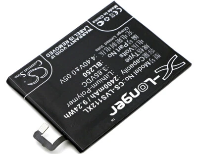 Batería de polímero de litio para Lenovo S1a40 S1a40 Dual SIM TD-LTE S1c50 3.85V 2400mAh Foto 1 de 4