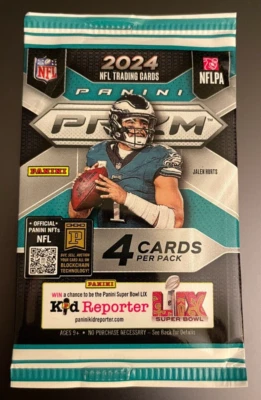 2024 PANINI PRIZM NFL FOOTBALL Guaranteed Green Ice Prizm HOT PACK Daniels RC!? - Image 1 of 2