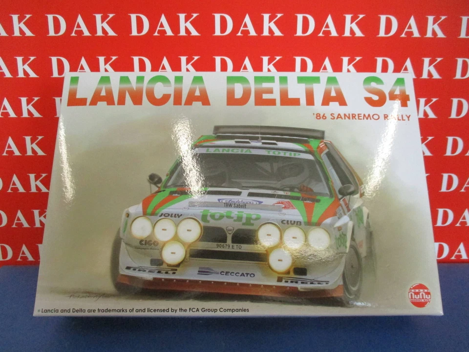 1/24 Kit di Montaggio Modellino Auto Lancia Delta S4 Rally Sanremo 1986 Nunu - Immagine 1 di 4