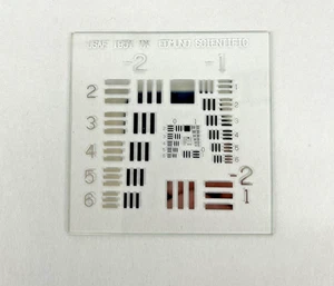 USAF 1951 Glass Slide Resolution Targets - Bild 1 von 4