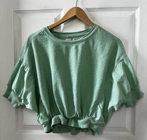 Sudadera Anthropologie Pilcro Recortada Ala de Murciélago Top Grande Como Nueva Mujer Talla M - Imagen 1 de 18
