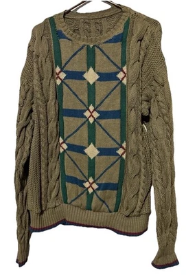 Suéter Pescador Tejido Cable Casero Años 80’s Para Hombre Medidas Mediano/Grande Foto 1 de 4