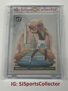 2024 Panini Donruss - Downtown! Jayden Daniels #16 (RC) Very Clean - Picture 1 of 2