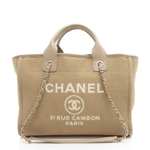 Bolso pequeño Chanel Mixed Fibers Deauville - Imagen 1 de 15