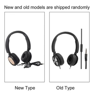 Kids Wired Headphone Portable Over Ear Headset Wired Gaming Music Handsfree E FY - Afbeelding 1 van 28