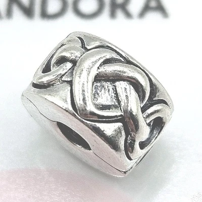 Pandora Charm Clip "Liebesknoten" 798035 Silber Original Liebe Herz - Bild 1 von 4