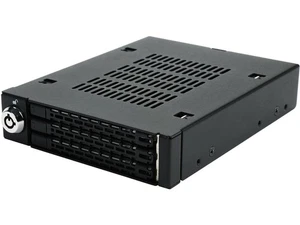 ICY DOCK MB993SK-B Triple Bay 2.5" SAS/SATA HDD & SSD Mobile Rack For 3.5" Front - Picture 1 of 5