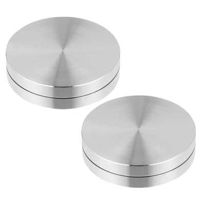 2 Pcs Baking Turntable Rotating Bearing Metal for Cake Decorating - Image 1 of 4