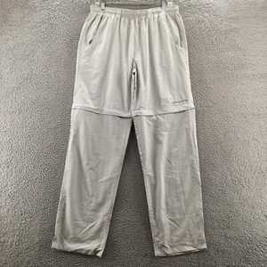Columbia Convertible Cargo Pants Men Medium (actual 32x32) Gray Mid Rise Pull On - Picture 1 of 19