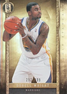 2011-12 Panini Gold Standard Warriors Basketball Card #225 Dorell Wright - Picture 1 of 2