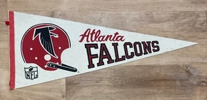 Atlanta Falcons NFL Vintage Football 30" 1970's Single-Bar Helmet Pennant III - Picture 1 of 4