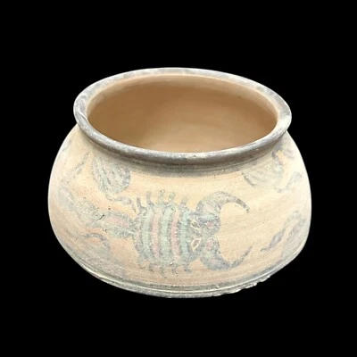 ANCIEN POT PEINT SCORPION EN TERRE CUITE CIVILISATION DE LA VALLÉE DE L'INDUS - Photo 1/4