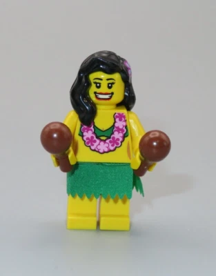 LEGO Hula Bailarín Hawaiano Minifigura Coleccionable Serie 3 CMF Hawaii Foto 1 de 2