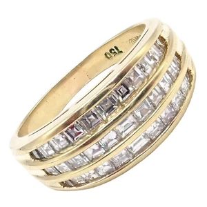 Original! Julius Cohen 18k Gelbgold Diamant 1,30ct Bandring - Bild 1 von 12