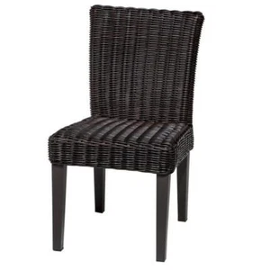 TKC Venice Wicker Patio Dining Chairs in Espresso (Set of 2) - Picture 1 of 2