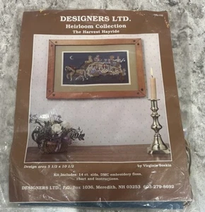 Designers LTD. Heirloom Collection The Harvest Hayride Kit Punto de Cruz NUEVO - Imagen 1 de 3