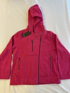 Doublju Damenjacke mit hohem Reißverschluss - rosa - 2x groß - neu mit Etikett - Bild 1 von 5