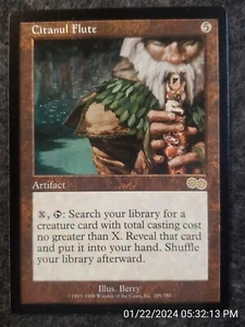 Citanul Flute Urza's Saga NEVER PLAYED MINT+ Magic the Gathering Card (DS3D1C7) - Picture 1 of 4