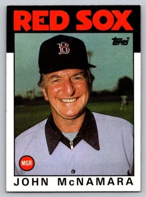 1986 Topps - #771 John McNamara - Image 1 of 2