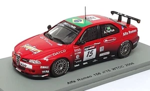 Spark 1/43 Scale S0476 - Alfa Romeo 156 #15 WTCC 2006 A. Farfus - Red - Picture 1 of 5