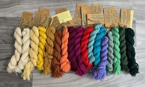 17 SKEINS HIGH COUNTRY WEST FELICITY'S GARDEN SILK WOOL THREAD NEEDLEPOINT LOT - Picture 1 of 1