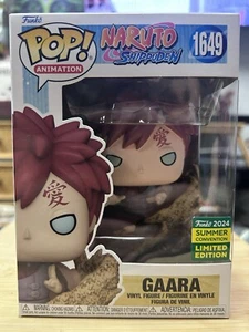 Gaara 1649 SDCC Exclusive Funko POP! Naruto Shippuden FREE PROTECTOR - Picture 1 of 12