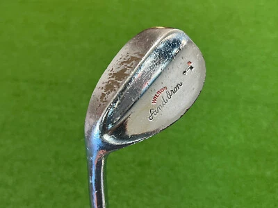 WILSON GOLF SAND IRON Left Handed Steel True Temper Stiff Vintage Wedge SW Used - Image 1 of 4