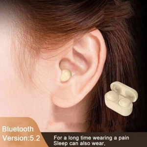 For iPhone For Android Mini Invisible Headphones Bluetooth 5.2 Wireless Headset - Zdjęcie 1 z 12
