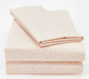 Home Reflections Animal Print 4-Pc Sheet Set in Blush Queen - Picture 1 of 1