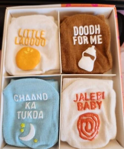 BITTYBEANS BABY SOCKS 4 pairs- 1st year socks - Picture 1 of 4