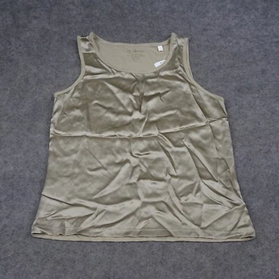 Camiseta sin mangas Chicos para mujer 1 regular mediana M caqui sin mangas pulóver seda carrera Foto 1 de 4