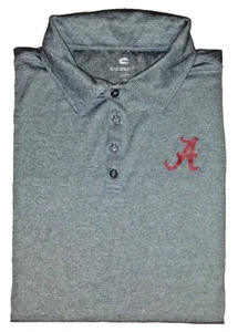Colesseum Men's Short Sleeve Gray Striped 4 Button Front Polo w/"A" Logo Size XL - Picture 1 of 4
