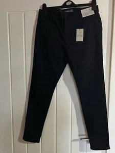 Denim Co BNWT Black Push Up Mid Rise Denim Jeans Stretch Brand New Size 16 - Picture 1 of 3