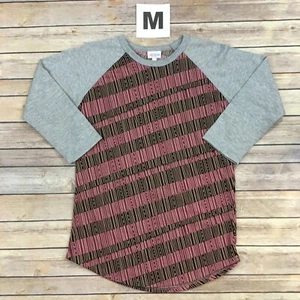 MEDIUM RANDY LuLaRoe ~CORPO MODELLATO E MANICHE GRIGIE~ taglie 10-12; spedizione gratuita! - Foto 1 di 4