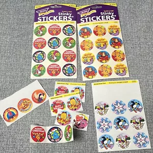 Vintage Trend Scratch n Sniff Stinky Stickers Thanksgiving Christmas Sealed +mor - Picture 1 of 6