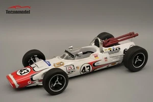 TM18-178B Tecnomodel: 1/18 Lola T90 1966 #43 6th PL Indianapolis 500 J. Stewart - Picture 1 of 8