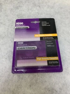 NEU Certron HD90 leere Audio-Kassettenbänder mit hoher Dichte 90 Minuten versiegelt - Bild 1 von 2