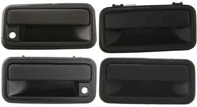 Juego de 4 manijas de puerta exterior METAL para 1995-2002 C/K 1500 Tahoe Yukon Suburban Foto 1 de 4