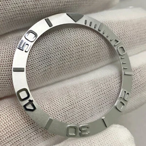Steel 38MM Watch Bezel Bezel Convex Watch Insert Replacement Part - Picture 1 of 2